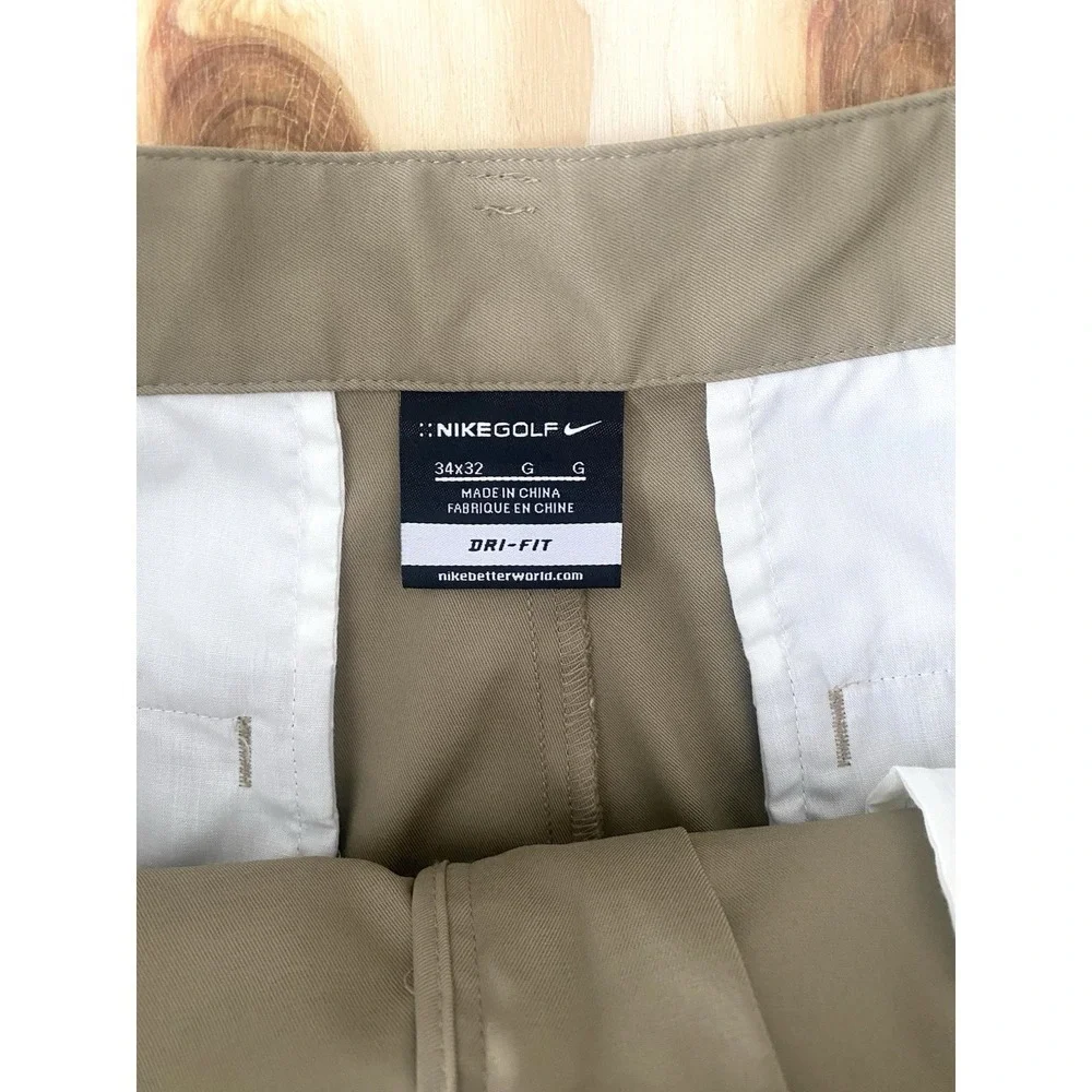 Nike Golf Dri-Fit Golf Pants Khaki Men's 34x32
